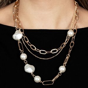 Gold 3 layer necklace